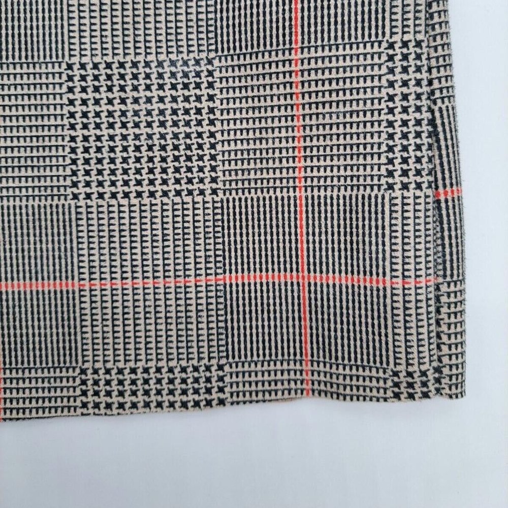 Zara W/B Patterned Plaid Womens Shirt - Picture 5 of 9